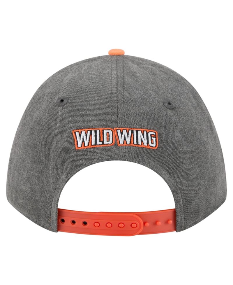 Men's Black/Orange Anaheim Ducks Mascot 2-Tone 9FORTY Adjustable Hat