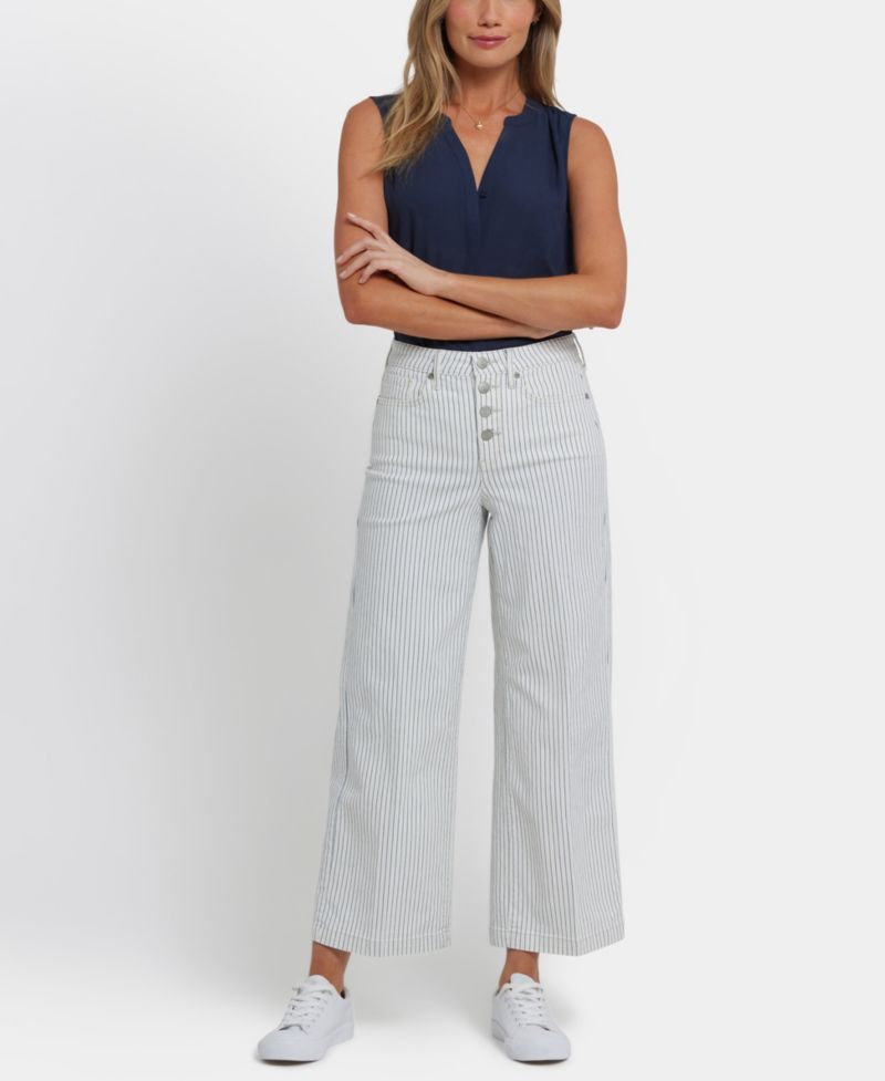 Women's High Rise Teresa Wide Leg Ankle Jeans
