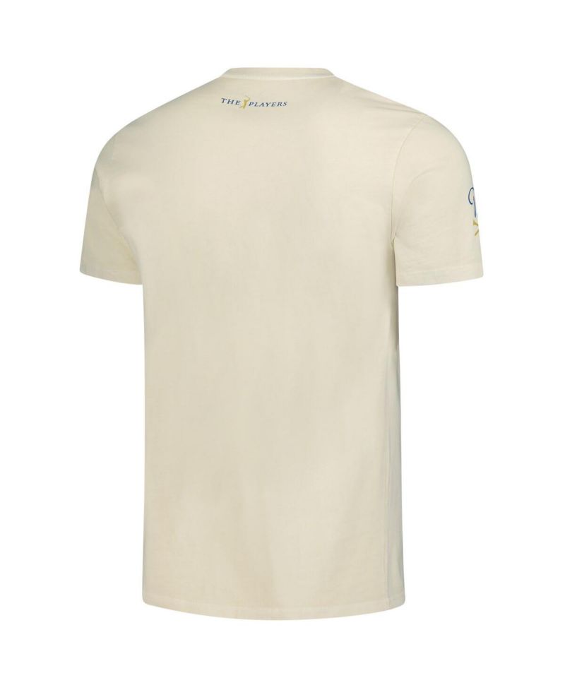 Men's Tan THE PLAYERS Golf Ball Guy Garment Dyed T-Shirt
