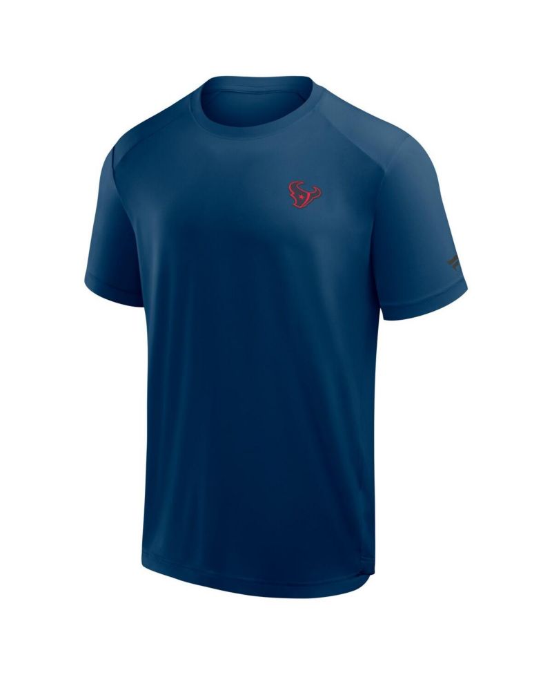 Men's Navy Houston Texans Front Office Move Mono T-Shirt