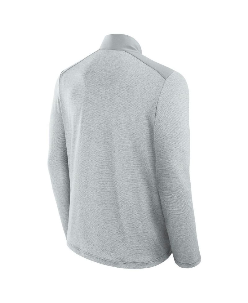 Men's and Women's Gray/Heather Gray Detroit Lions Front Office Tonal Full-Zip Jacket