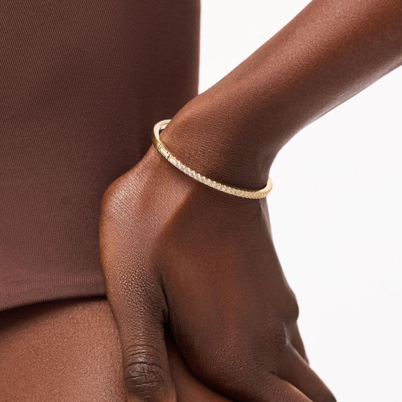 Gold Bangle Bracelet - Juliette