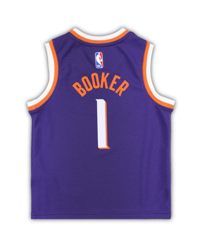 Little Boys and Girls Devin Booker Purple Phoenix Suns Swingman Player Jersey - Icon Edition
