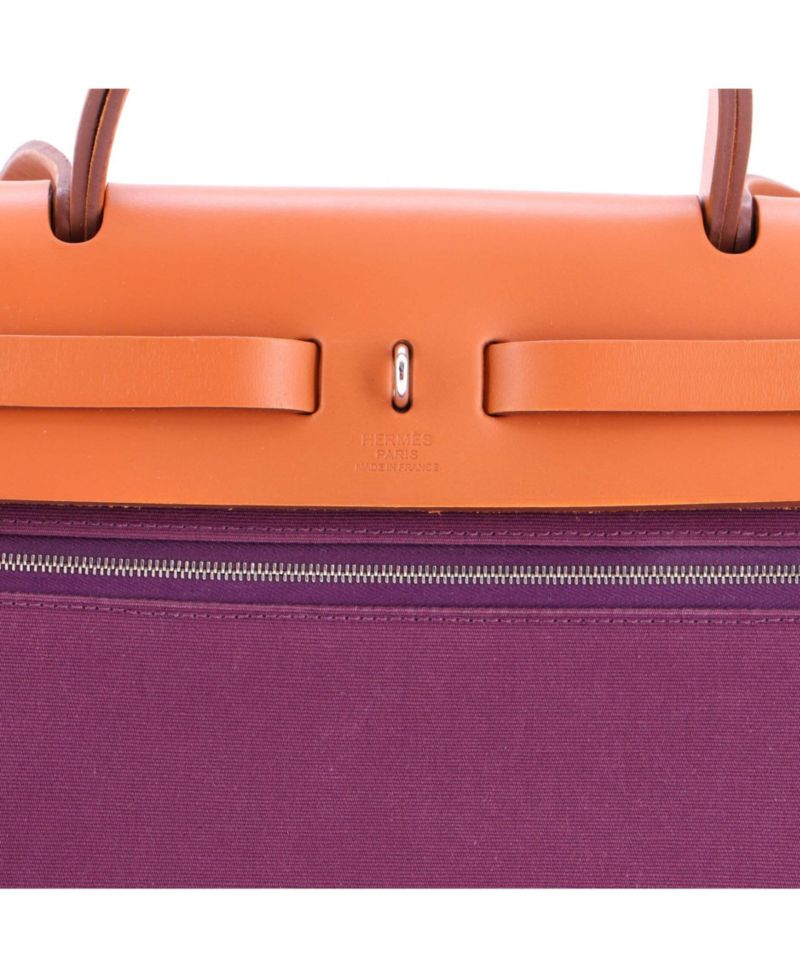 31 Herbag Zip Leather and Toile