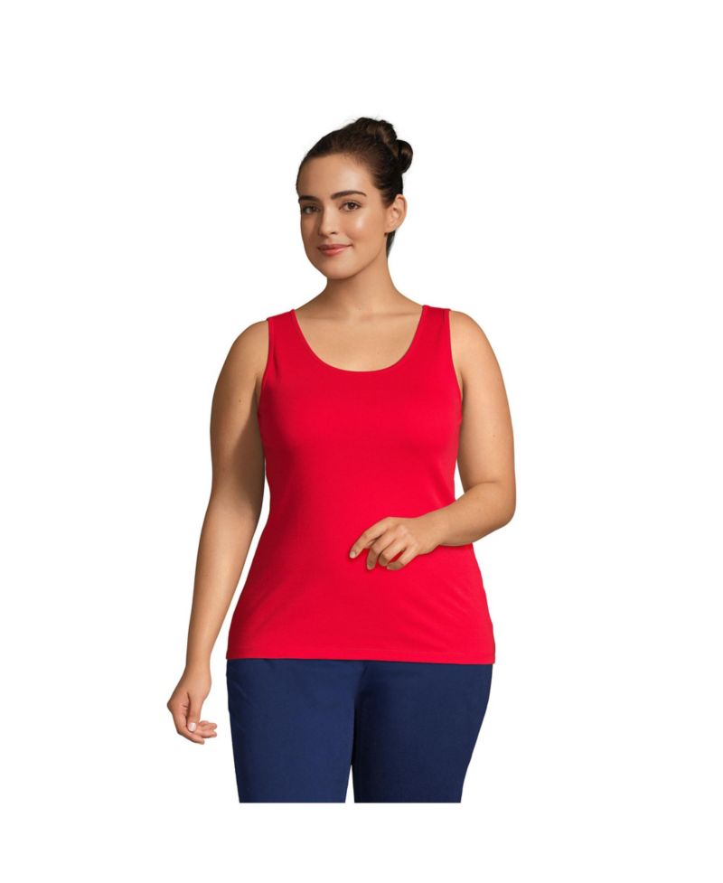 Plus Size Cotton Tank Top