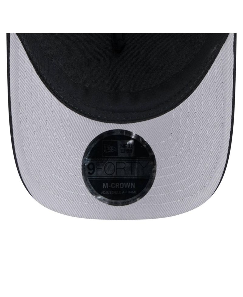 Men's Black Athletics Gradient 9FORTY A-Frame M-Crown Trucker Adjustable Hat