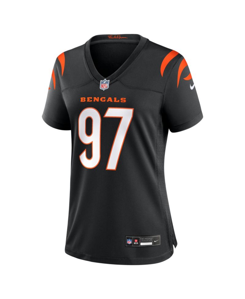Women's Dexter Lawrence II Black Cincinnati Bengals Game Jersey