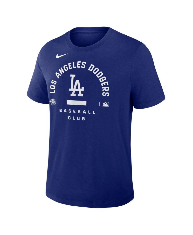 Men's Royal Los Angeles Dodgers Authentic Collection Early Work Tri-Blend Dri-FIT T-Shirt