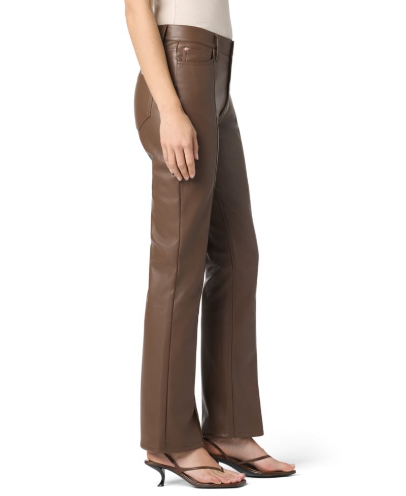 Women's Blair High-Rise Faux-Leather Bootcut Pants