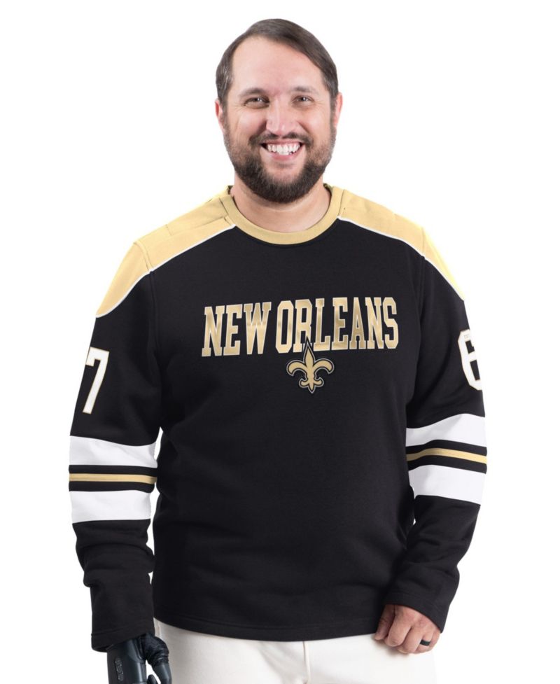 Men's New Orleans Saints Adaptive Lord Stanley Crewneck Sweatshirt