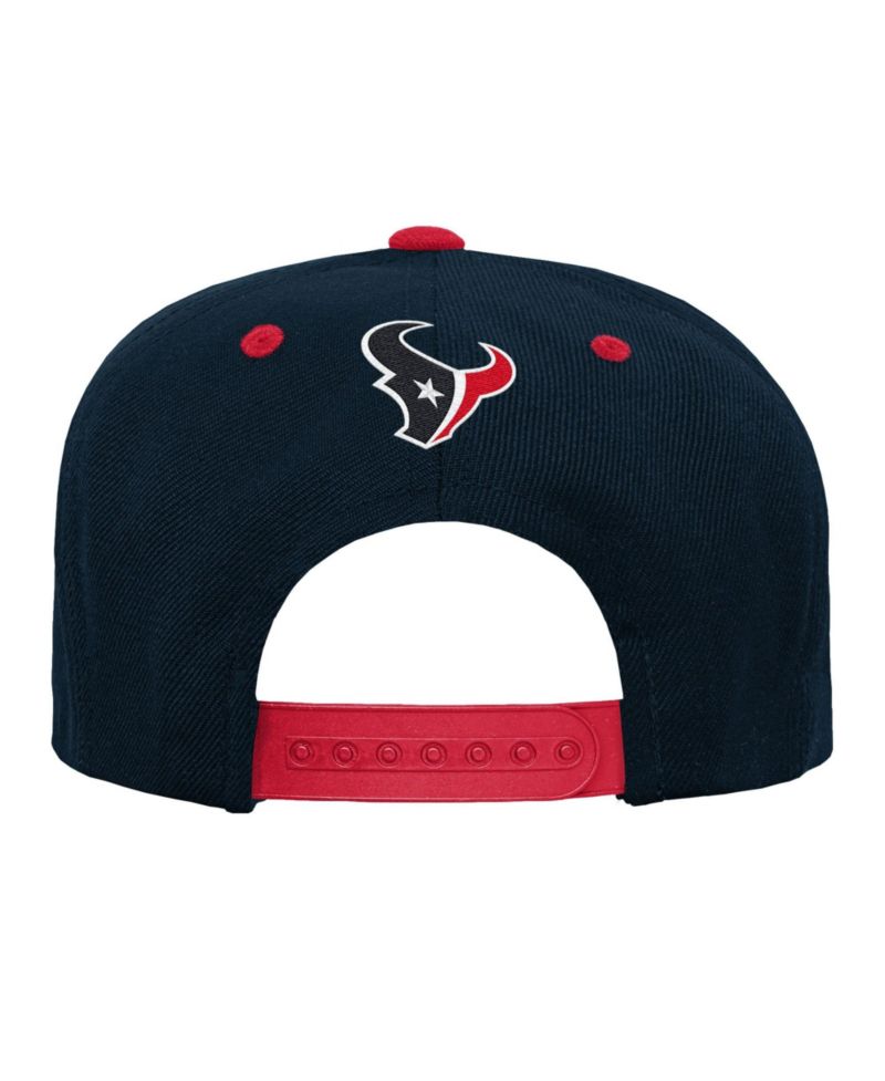 Big Boys and Girls Houston Texans Snapback Low-Crown Flat-Bill Cap