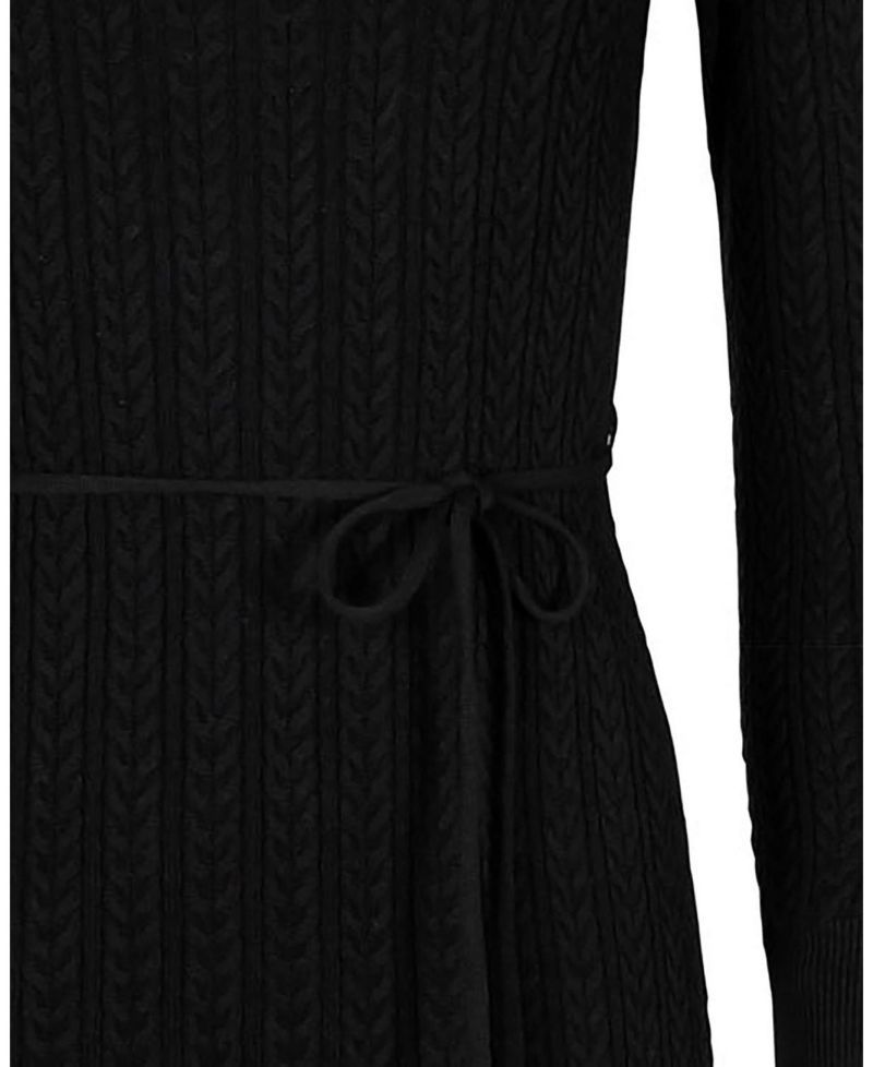 Women's Hope and Henry Organic Square Neck Cable Sweater Dress