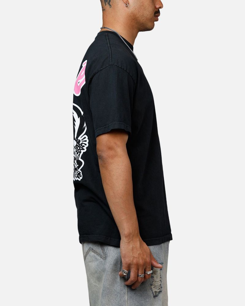 Men's Pepe Heavyweight T-Shirt - Black Acidwash S
