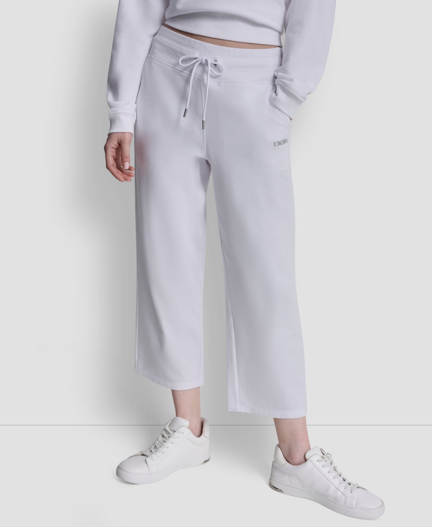 Женские укороченные брюки с логотипом Metallic Bubble