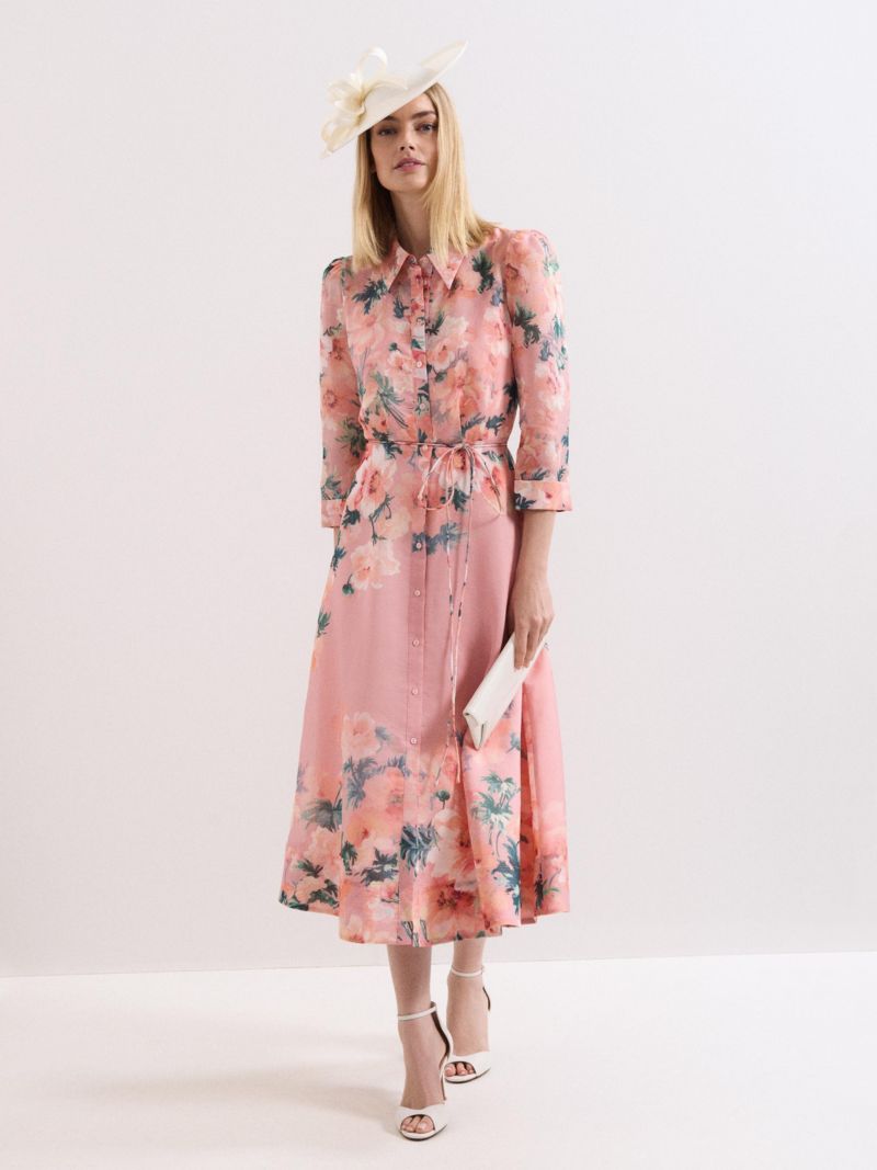 Women's Anabella 3/4 Sleeve Midi Dress