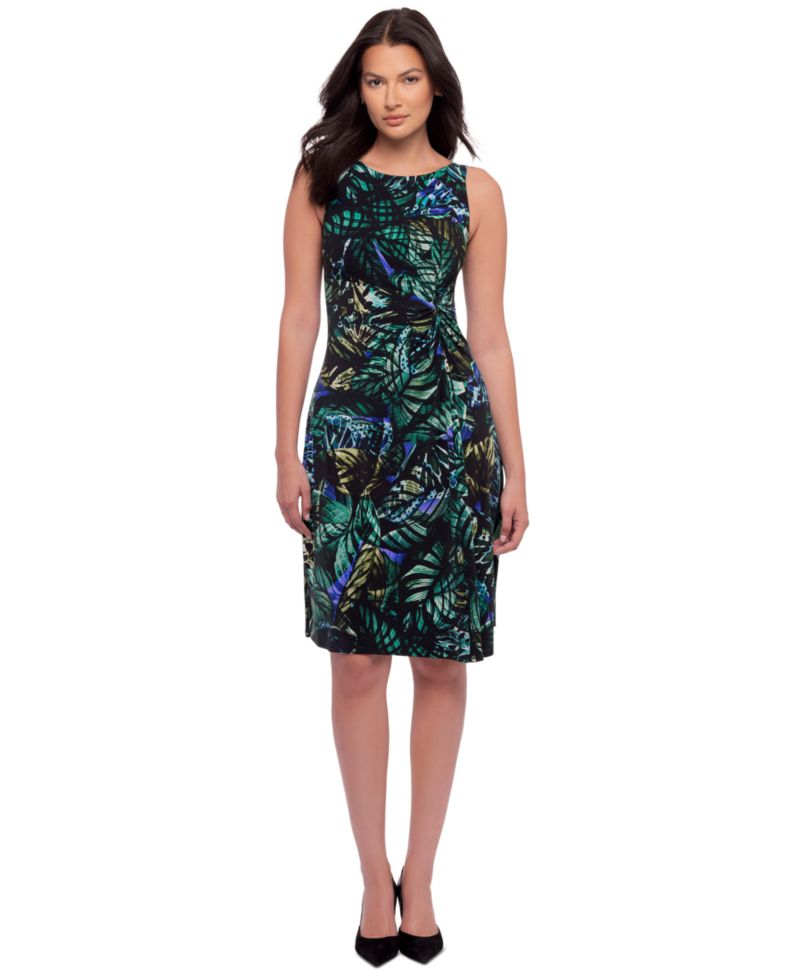 Women's Remi Floral-Print Scoop Neck Sleeveless Dress