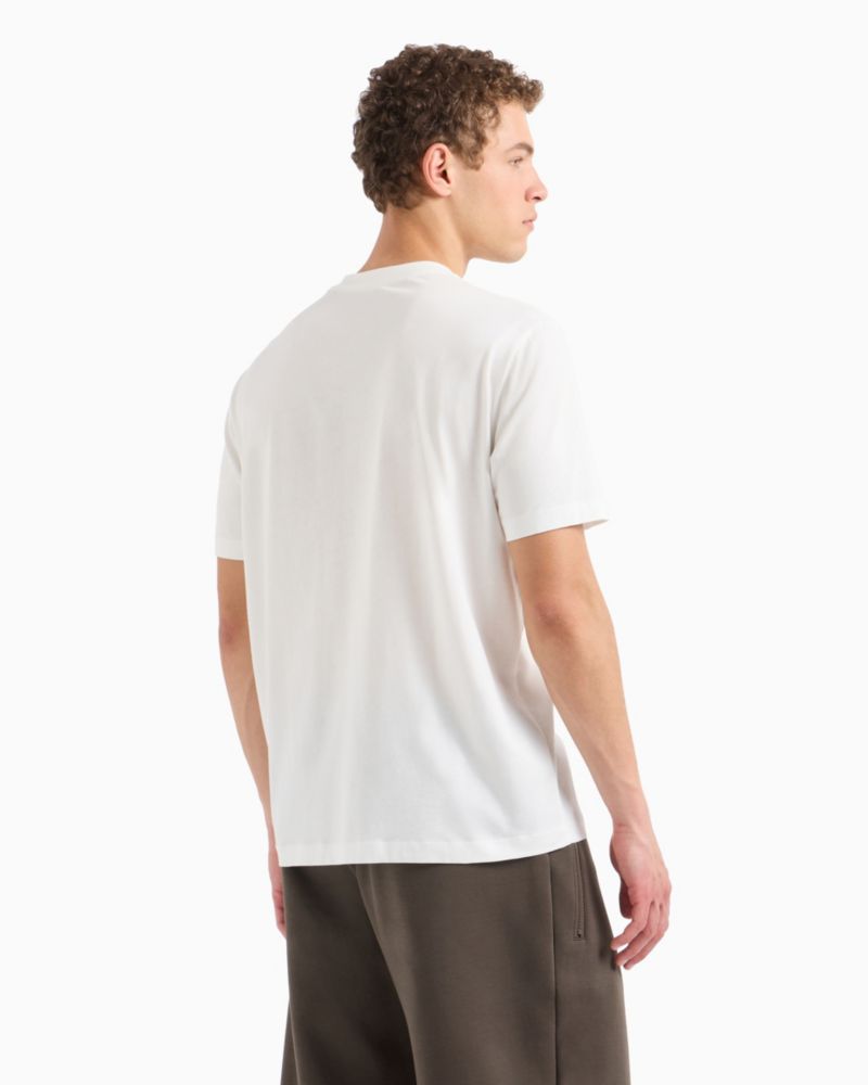 Men's Short Sleeve Crewneck Building Graphic T-Shirt
