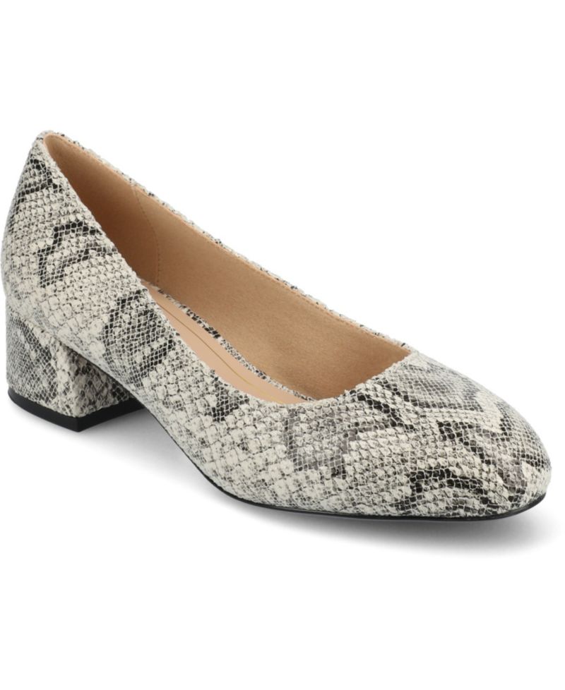 Women's Saarii Round Toe Block Heel Pumps