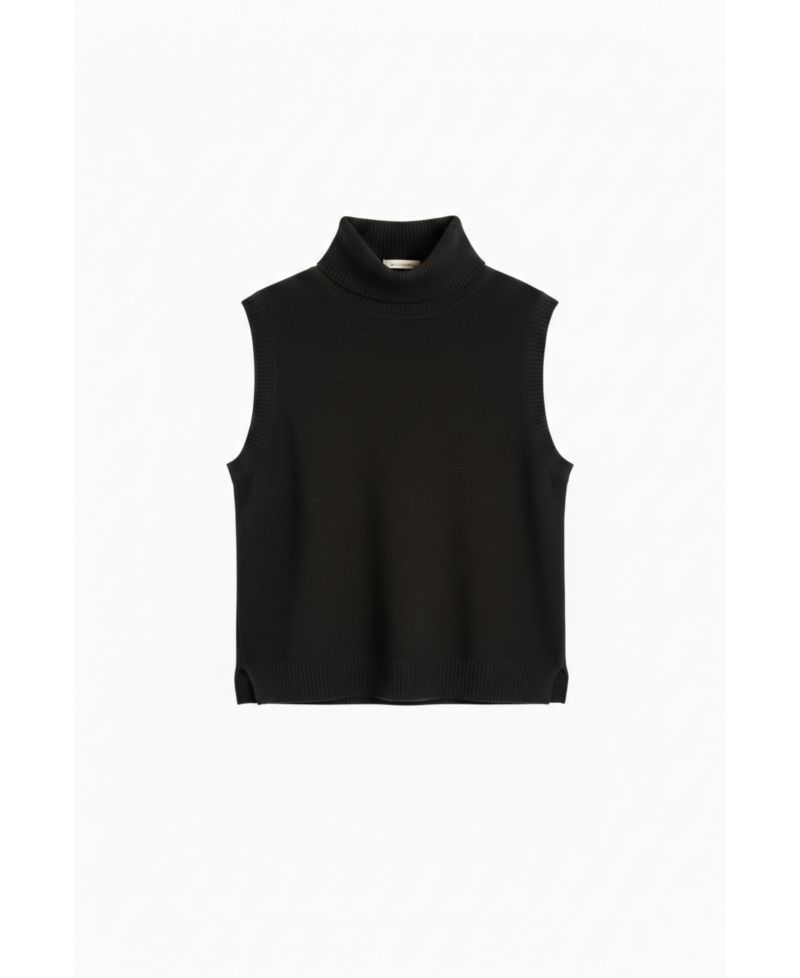 Women's Wool-Cashmere High-Neck Tank