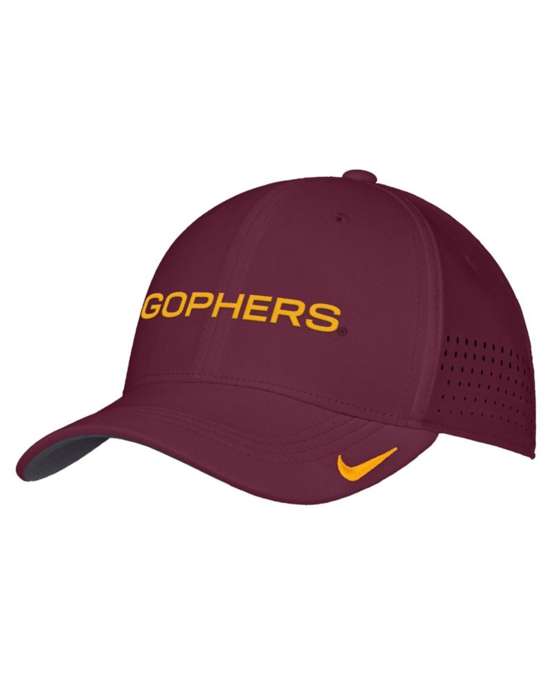 Men's Maroon Minnesota Golden Gophers 2026 On-Field AeroBill SwooshFlex Dri-FIT Hat