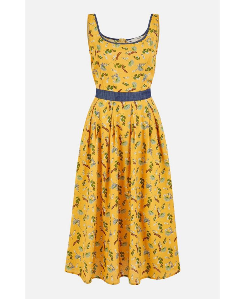 Women's Cinched Waist Skater Dress