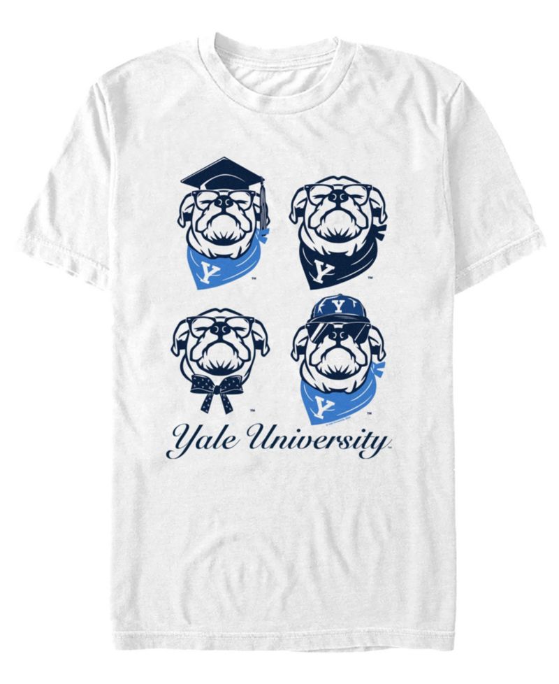 Men's Yale University Bulldogs Mascot Pop Art Graphic T-Shirt