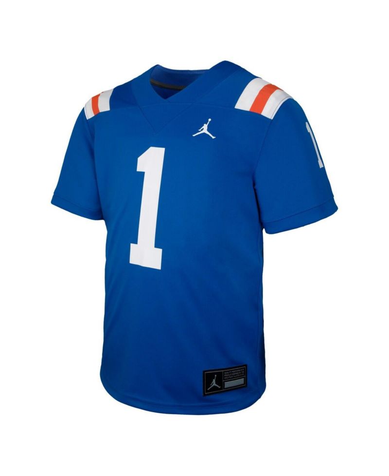 Big Boys and Girls 1 Royal Florida Gators Alternate Football Game Jersey