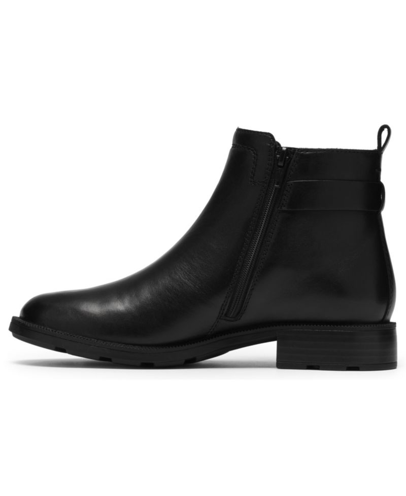 Women's Adalynn West Buckle Round Toe Booties