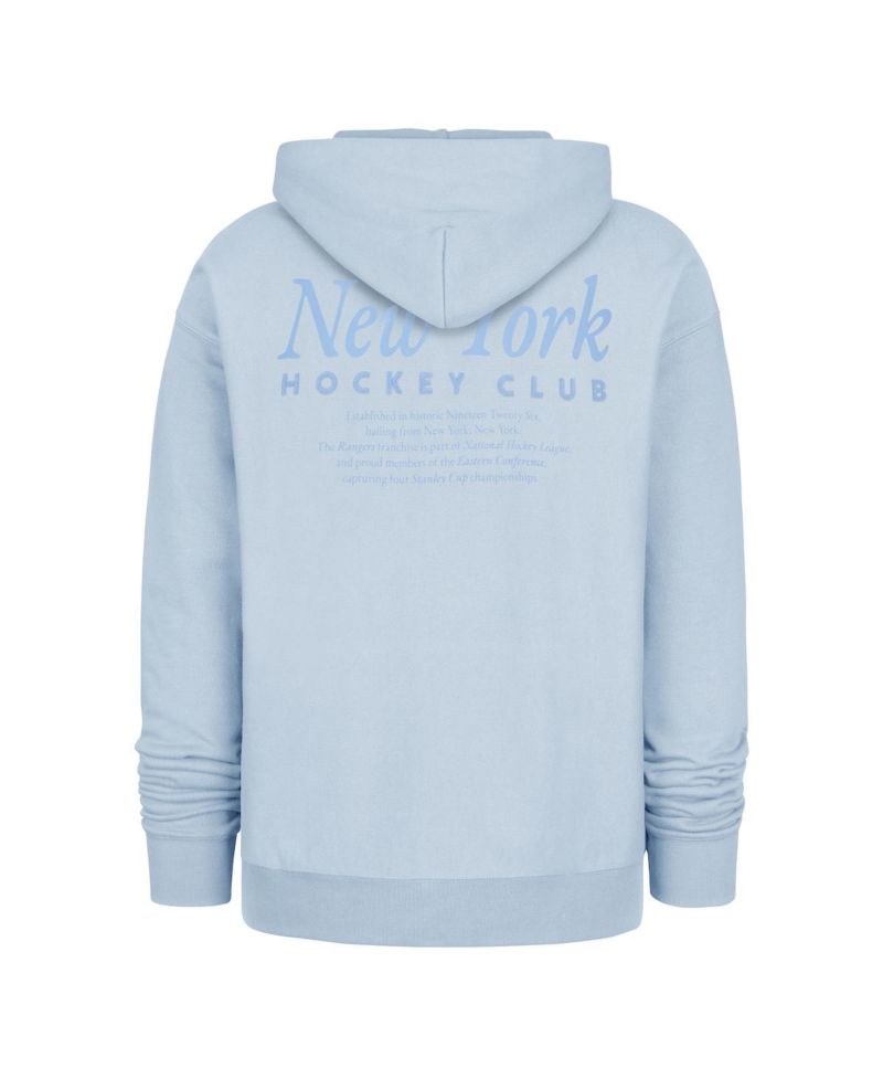 Men's Light Blue New York Rangers Foundation Pullover Hoodie