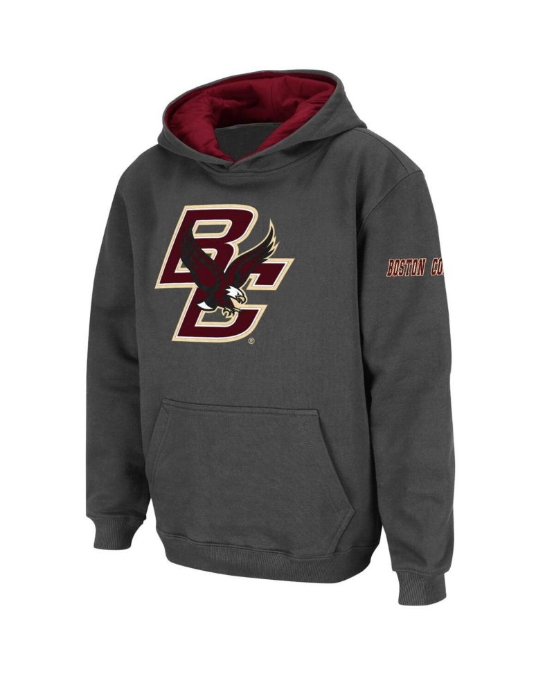Big Boys Boston College Eagles Big Logo Pullover Hoodie