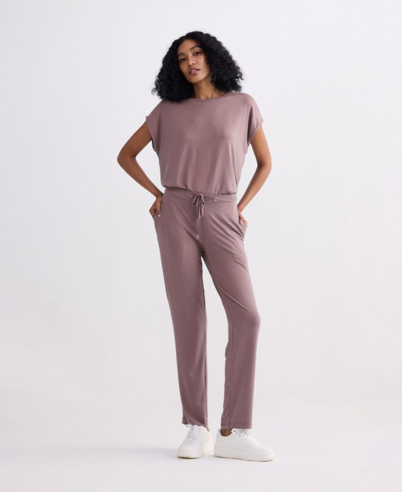 Women's Relaxed Tee in Dusty Rose