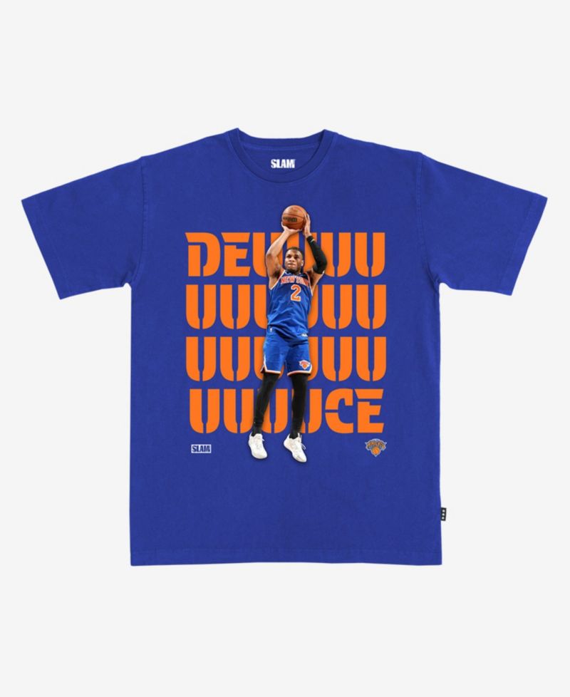 Men's and Women's Miles McBride Blue New York Knicks T-Shirt