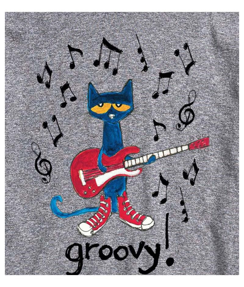 Hybrid Apparel Pete the Cat Groovy Mens Short Sleeve Tee