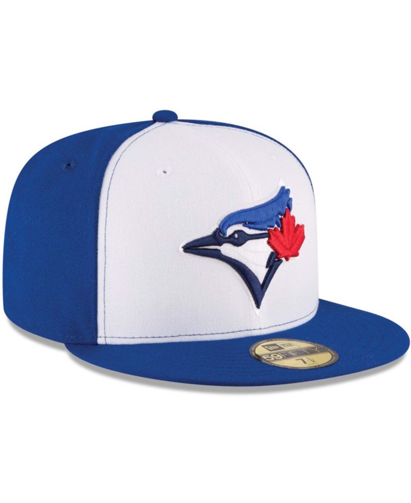 Men's White/Royal Toronto Blue Jays 2017 Authentic Collection On-Field 59FIFTY Fitted Hat