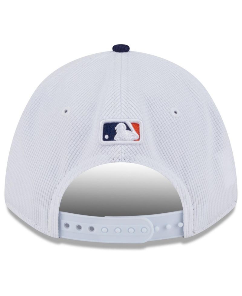 Men's White/Navy Houston Astros 2025 City Connect Batting Practice 9FORTY Adjustable Hat