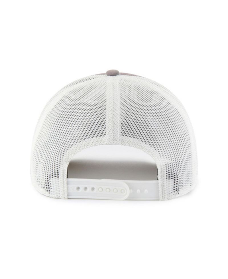 47 Brand Men's Gray/White Chicago White Sox Tide Sweep Rope Trucker Adjustable Hat
