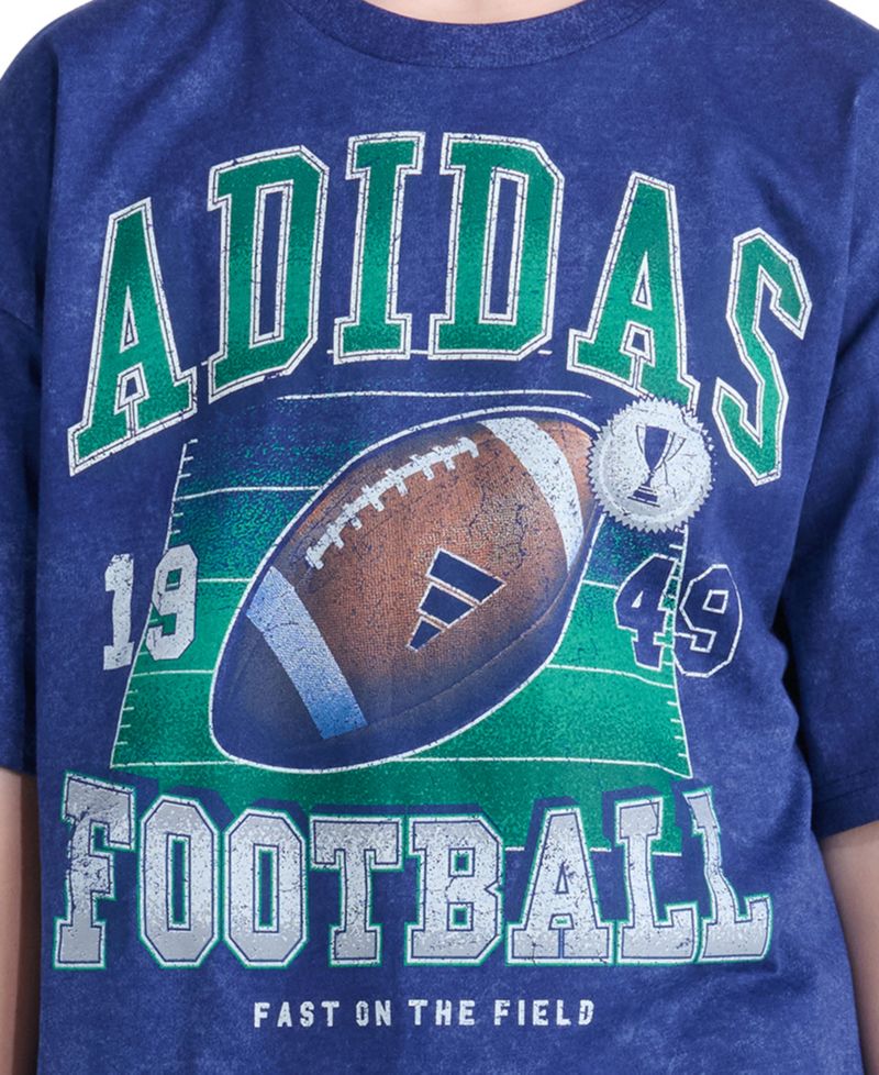 Boys' 8-20 Football Print Short-Sleeve T-Shirt