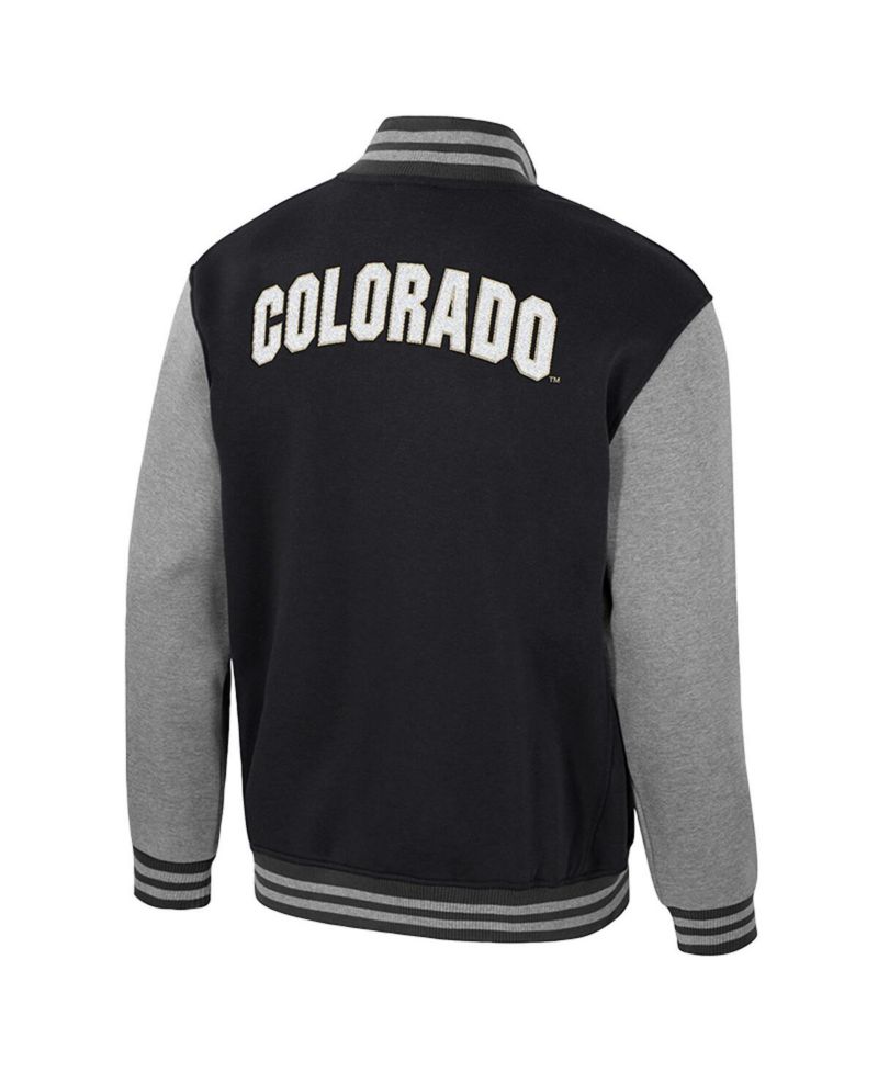Men's Black Colorado Buffaloes Ambi-Turner Full-Zip Varsity Jacket