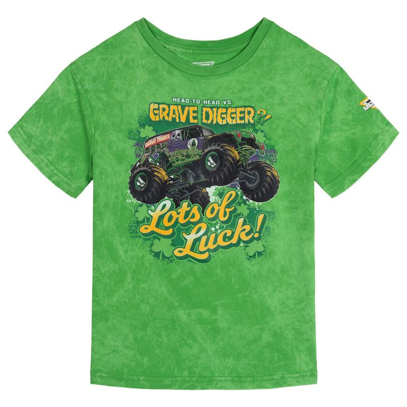 Girls' 4-16 Grave Digger Holiday Jersey T-Shirt