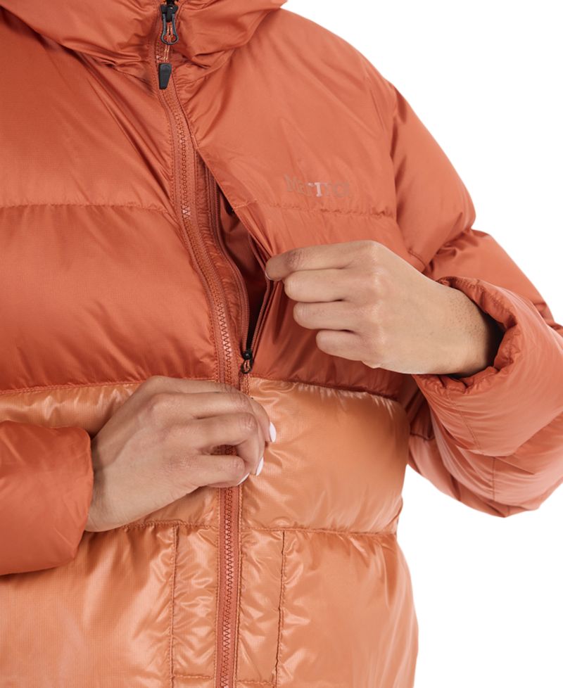 Women's Guides Hooded Zip-Front Down Coat