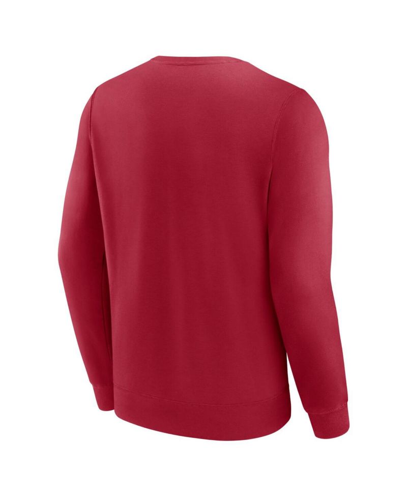 Men's Red Pennsylvania Quakers Short Name Pullover Sweatshirt