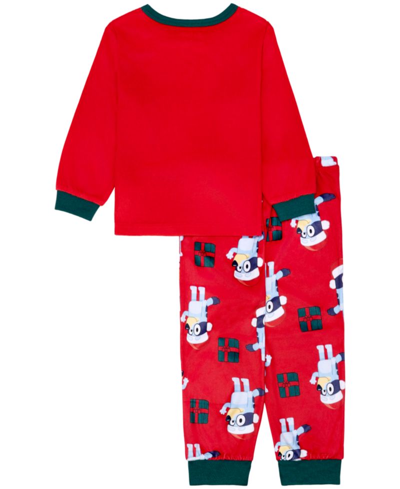 Toddler Boys' 2T-4T Gift Time Cozy Velour Pajama, 2-Piece Set
