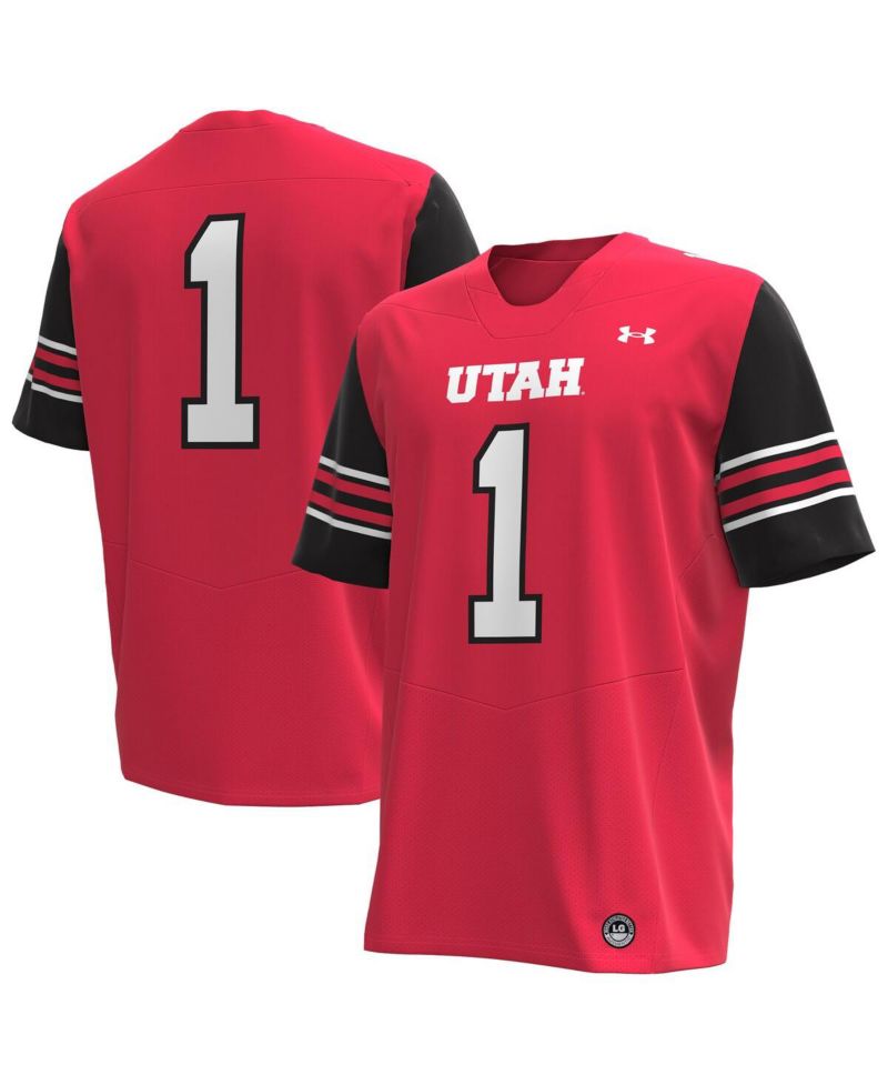 Men's #1Utah Utes Replica Football Jersey