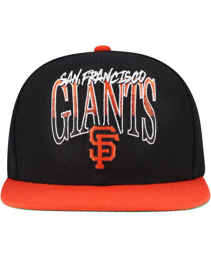 Men's Black San Francisco Giants Rise Up Snapback Hat