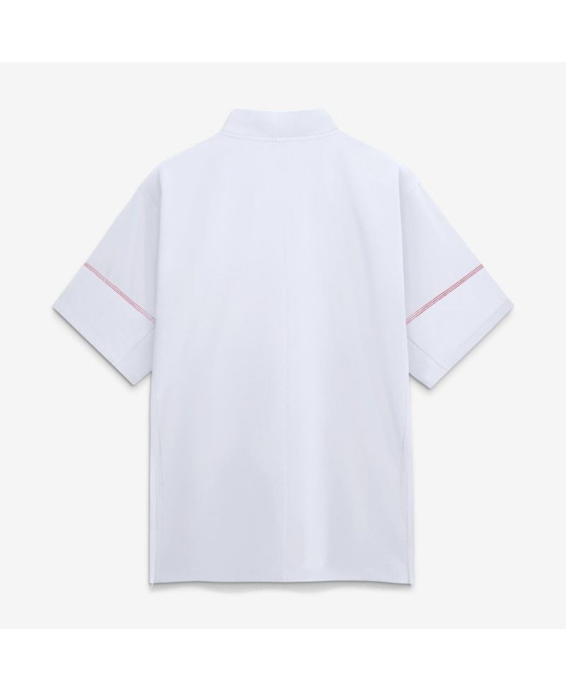 Men's White Georgia Bulldogs 2026 Sideline Short Sleeve Quarter-Zip Coach Jacket