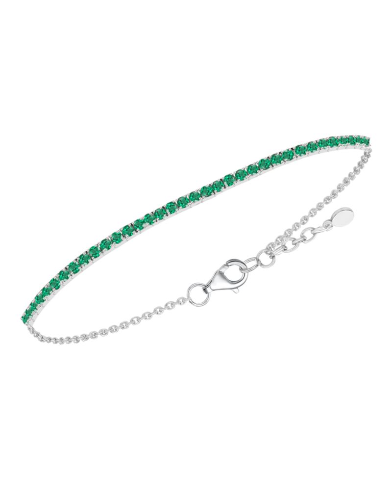 Multi-Gemstone Bracelet in Sterling Silver