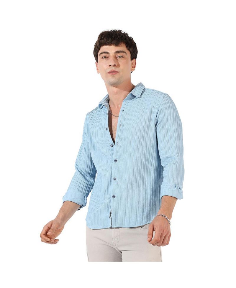 Men's Textured Casual Shirt