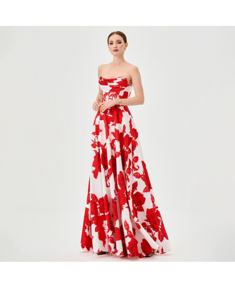 Women's Virginia Corset Strapless Gown