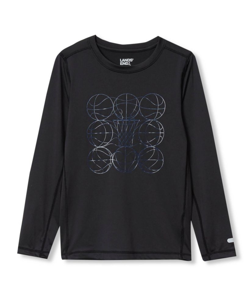 Boys' 4-20 Active Long-Sleeve Graphic T-Shirt