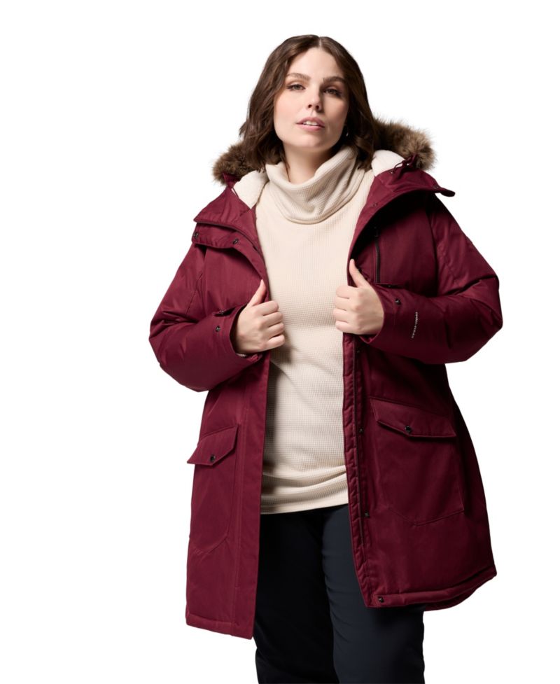 Plus Size Suttle Mountain™ Long Insulated Sherpa-Lined Jacket